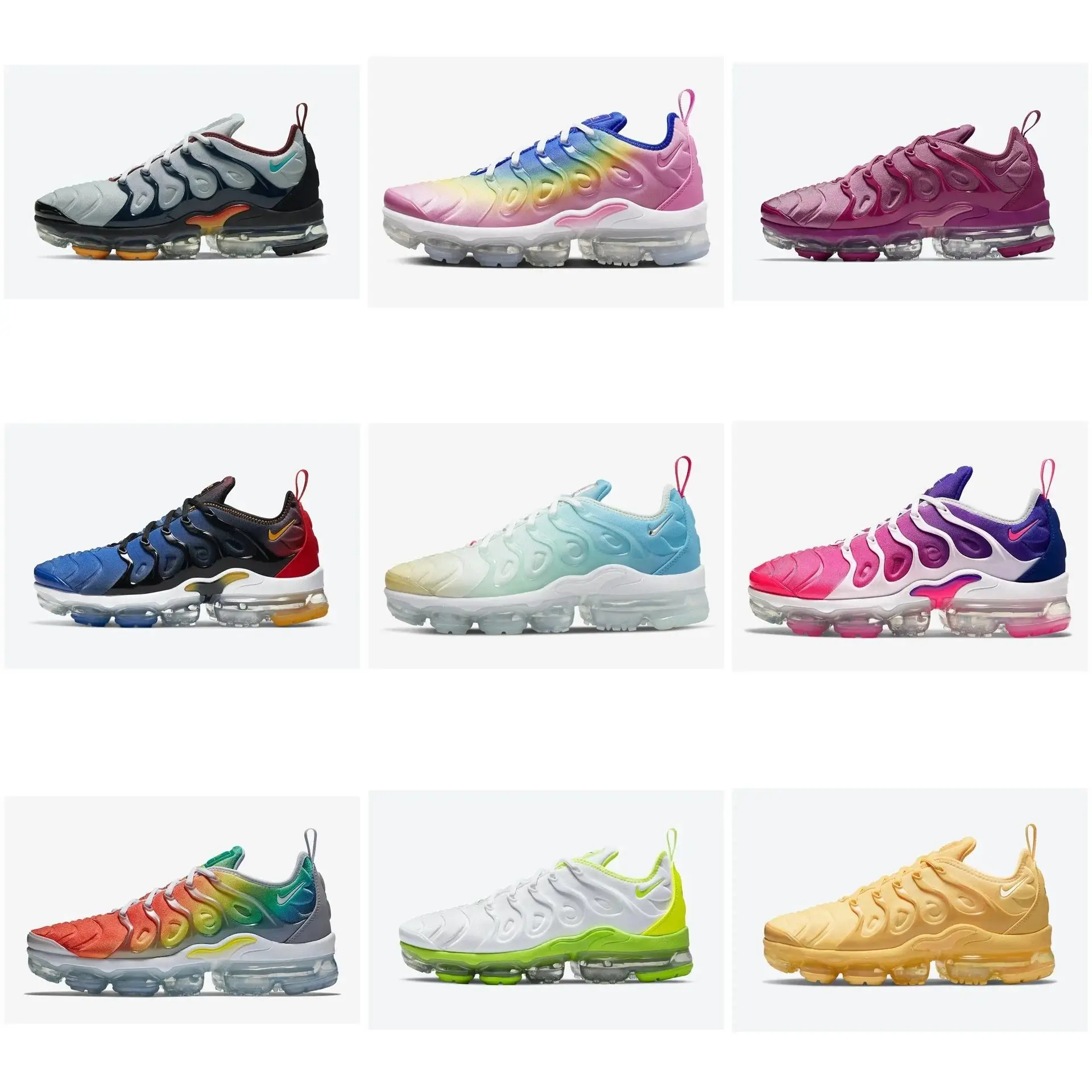Nike Air VaporMax Plus Running Shoes [Rainbow Fashion Colors